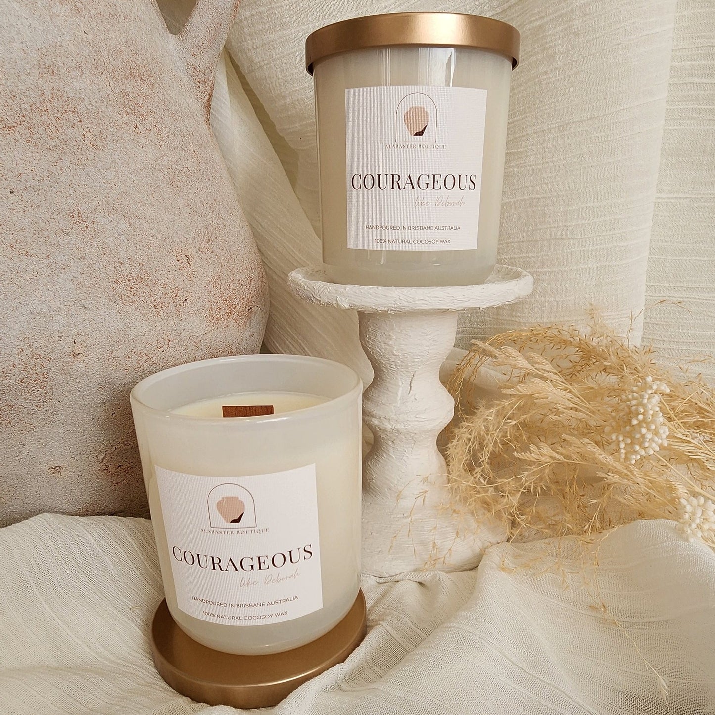 Alabaster Boutique Courageous Candle