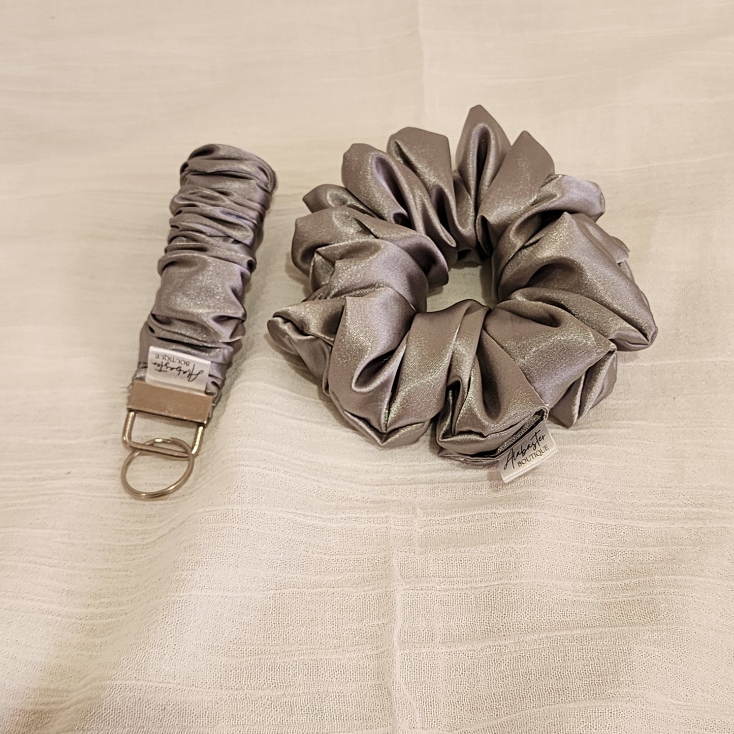 Satin Wristlet Key Holder