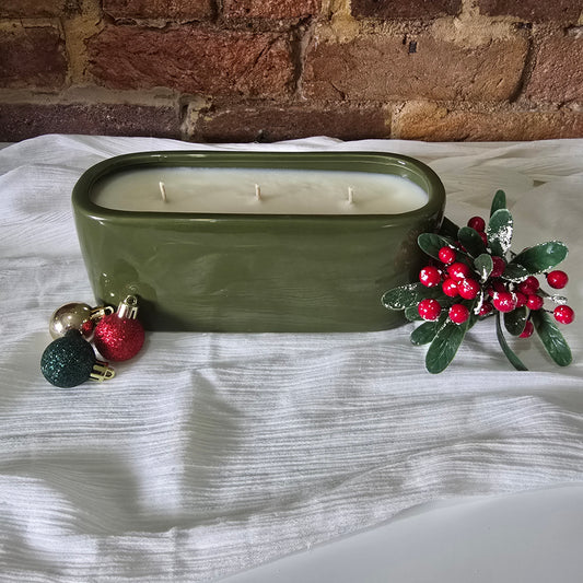"Emmanuel" Christmas Centrepiece Candle