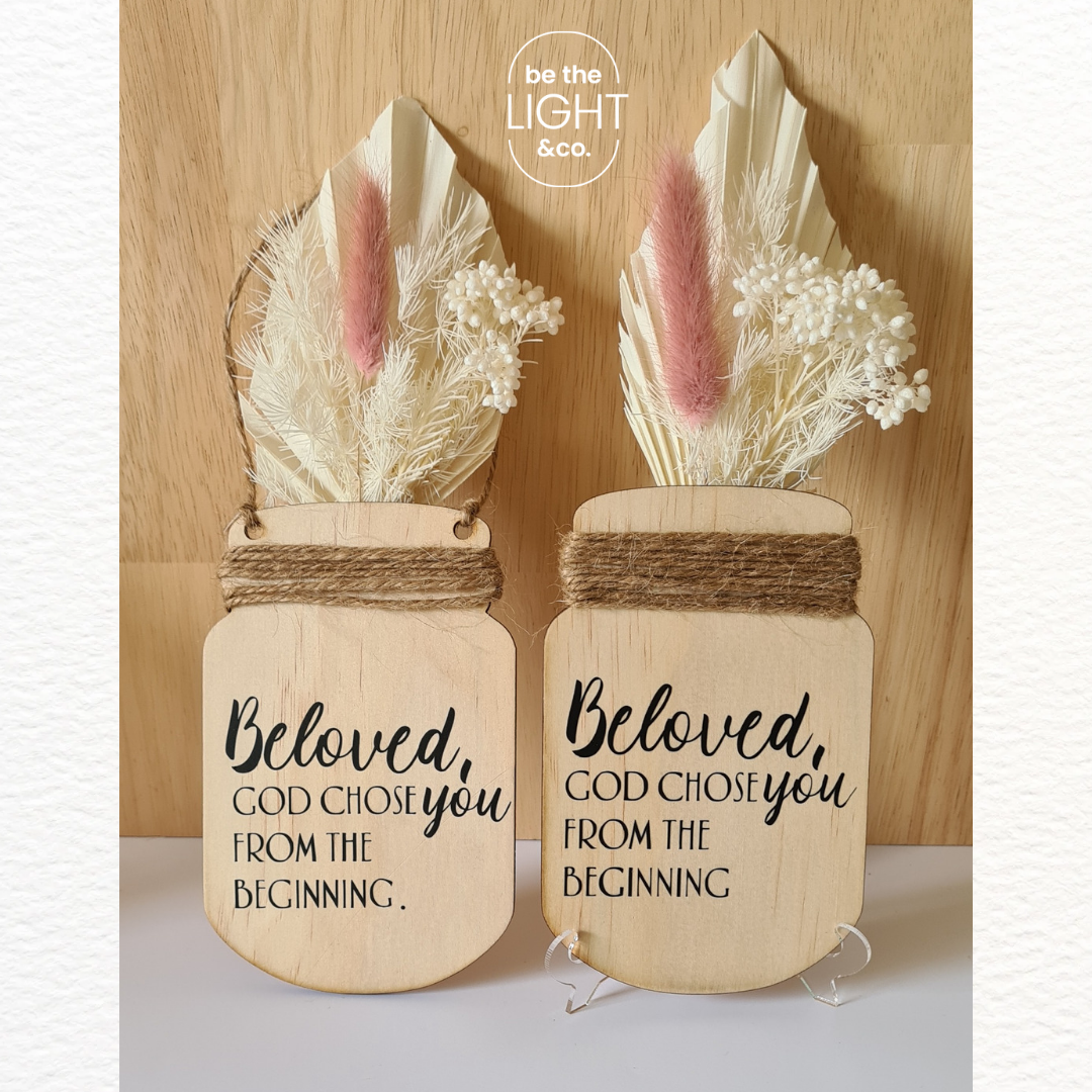Dried Flowers Mason Jar Gift