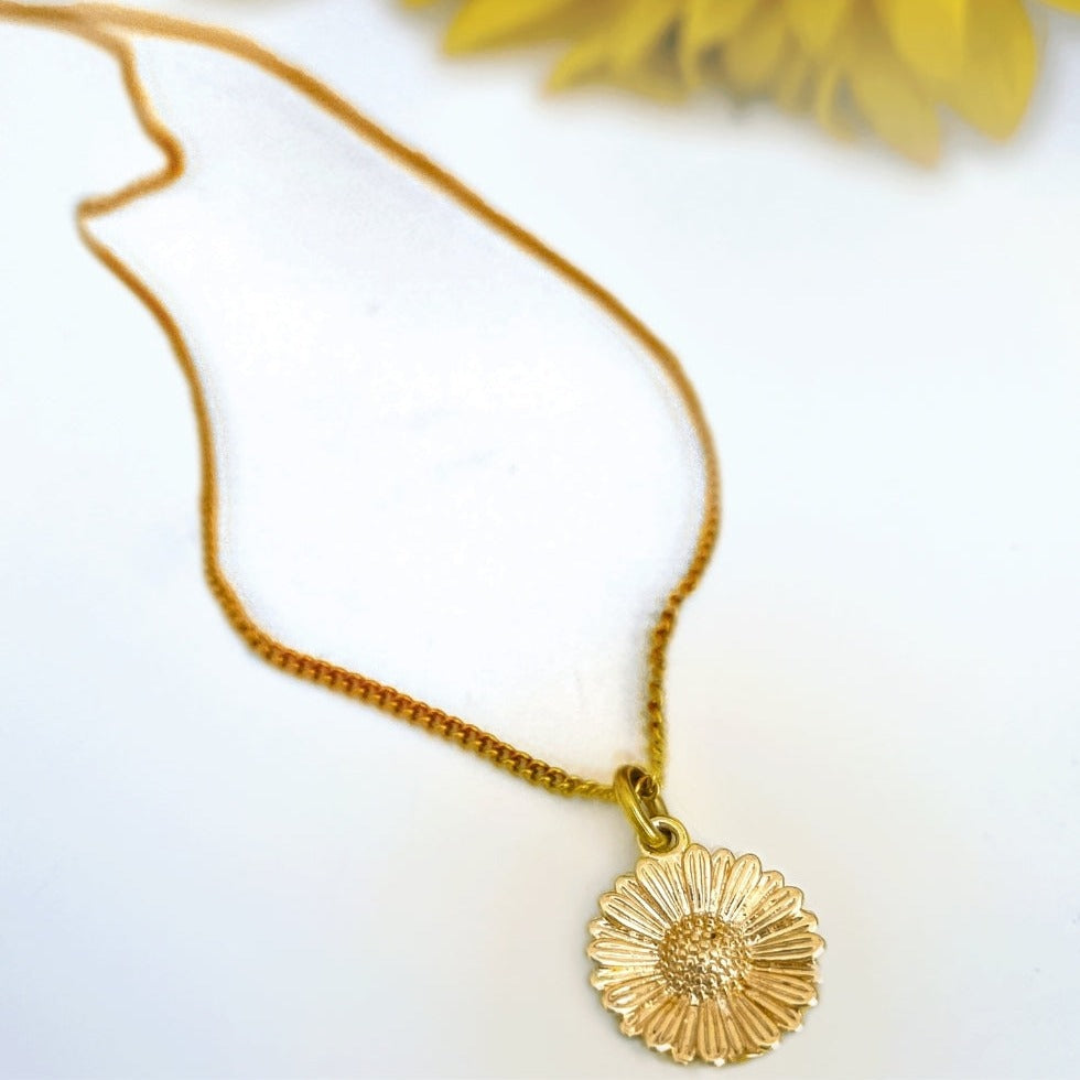 Sunflower Necklace by Elegant Grace