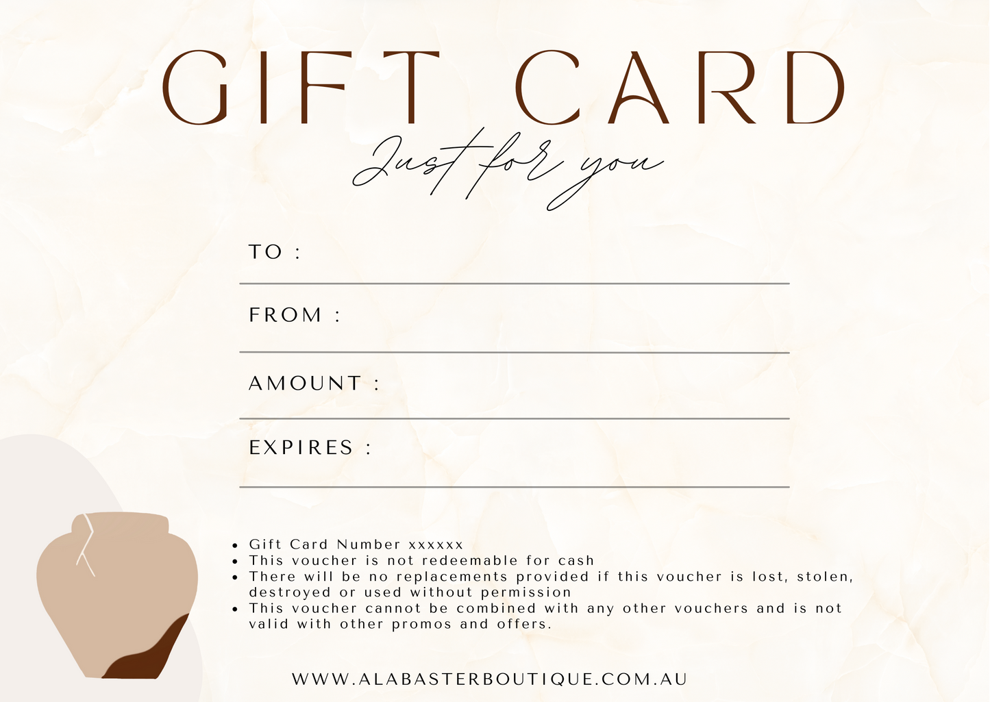 Alabaster Boutique Gift Card