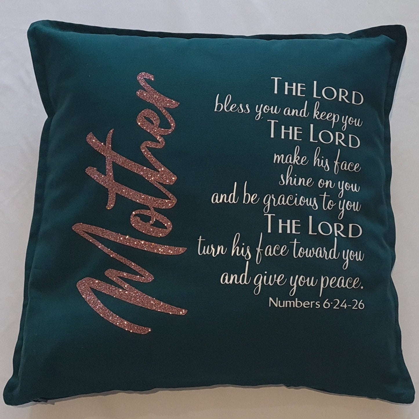 Mother  w/ The Blessing Scripture Cushion