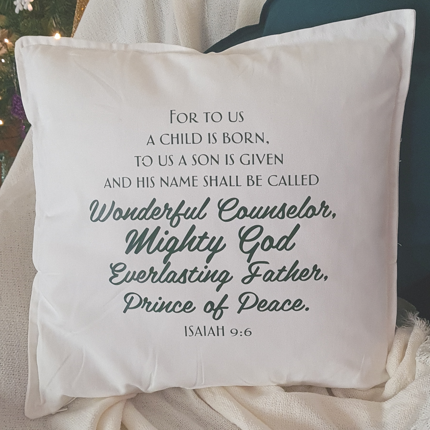 "And His Name will be Called" Christmas Cushion