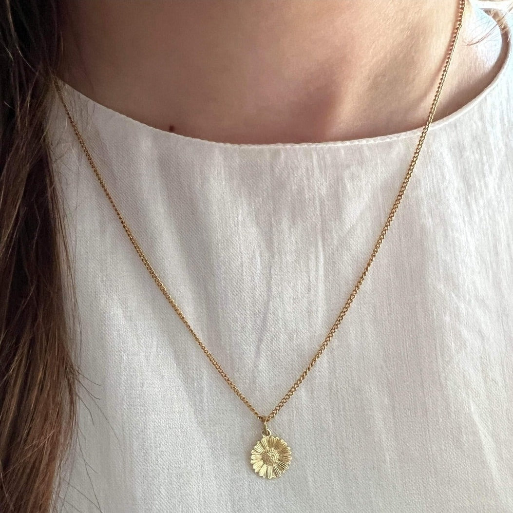 Sunflower Necklace by Elegant Grace